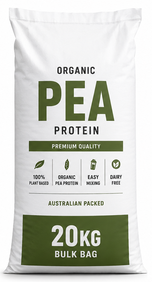 Organic Pea Protein Isolate 20kg Bulk Bag